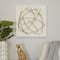 White Wood Contemporary Wall Decor, 24" x 24" x 3"